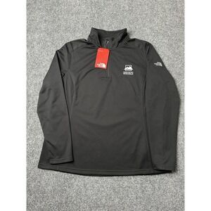 Womens Fleece The North Face Tech 1/4 Zip Black Pullover, Size XXL